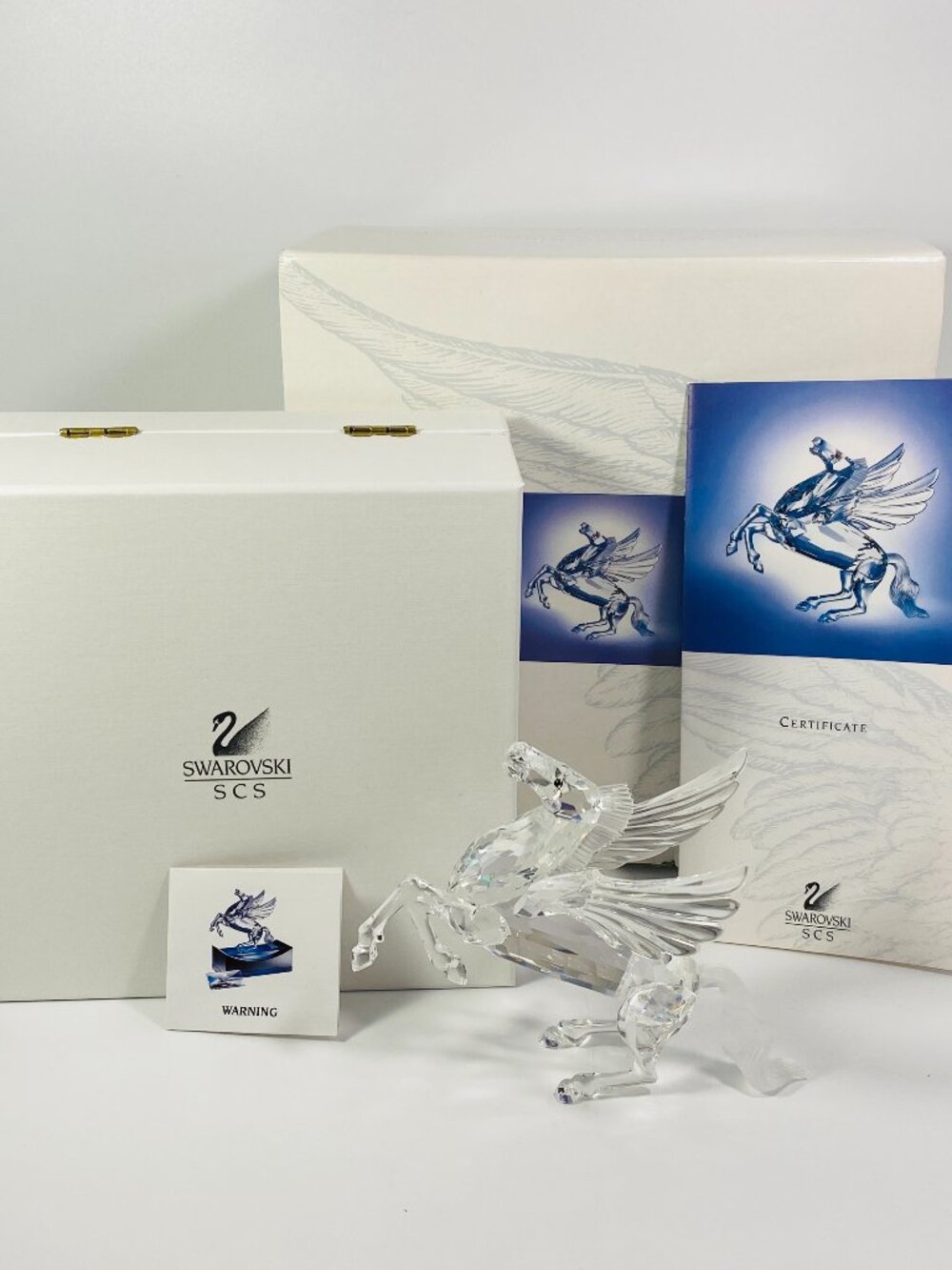 SWAROVSKI Large Crystal The PEGASUS Annual Edition Fabulous Creatures Box, CoA